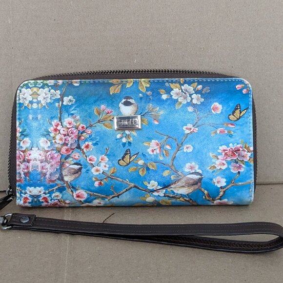 Guess Women's Pockets Zip Around  Prints Wallet Clutch Multi-Color . - Picture 1 of 11